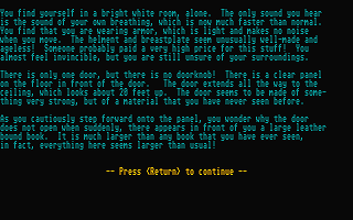 Christian Text Adventure atari screenshot